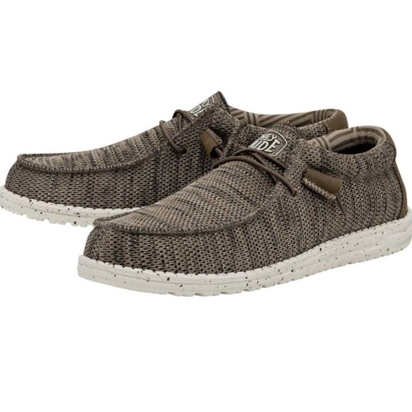 Hey Dude Men's Wally Sox Lace Up Loafers | Comfortable & Light-Weight Slip on - Picture 1 of 16